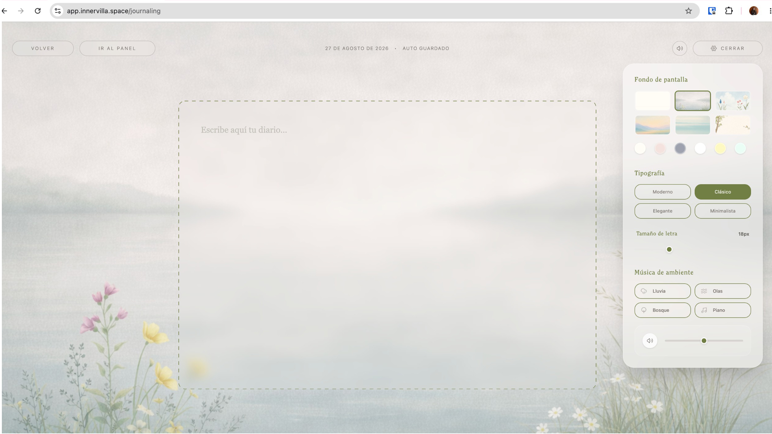Journal App View